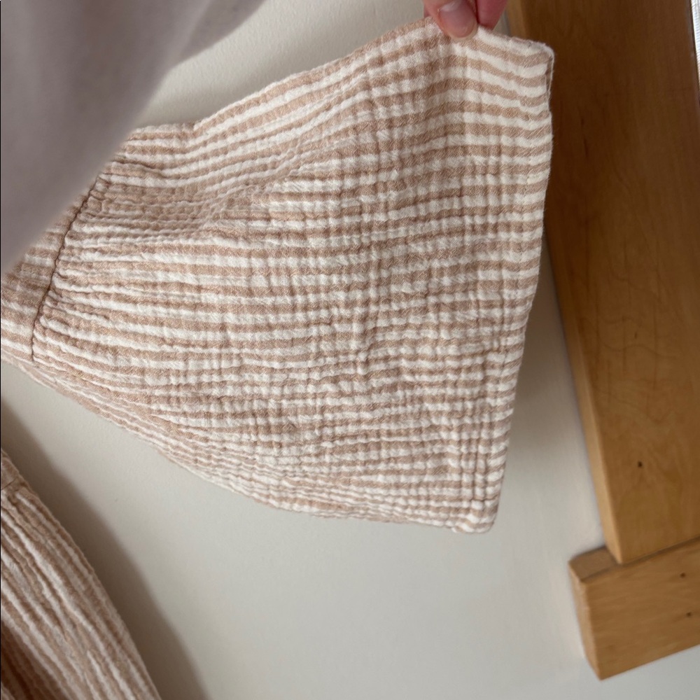 Rylee + Cru Tan Striped Dress - Picture 3 of 7